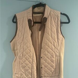 Quilted Beige Vest